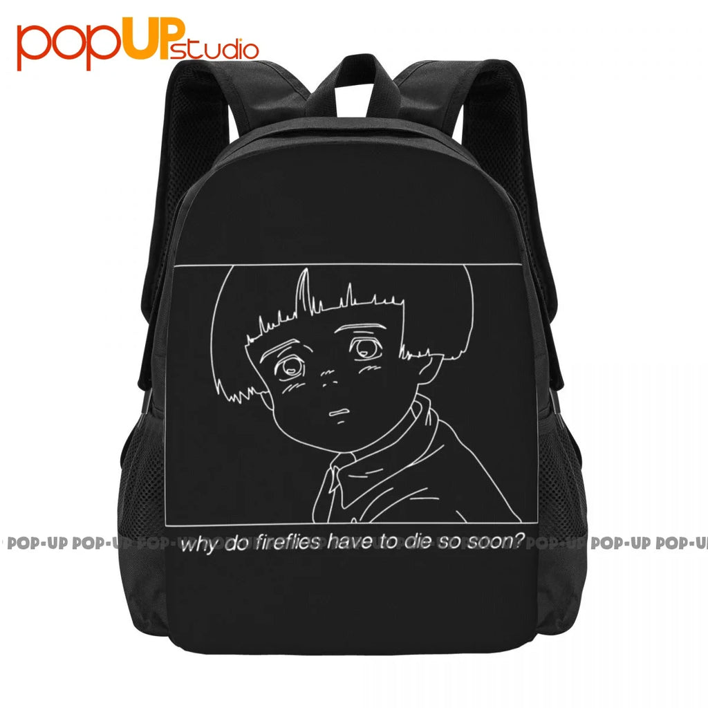 Grave Of The Fireflies Die Backpack Large Capacity Swimming 3d Printing