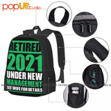Retirement Pensioners Husband Large Capacity Schoolbag Sports Style