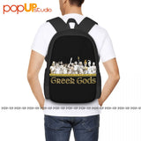 Greek Gods Graphic Backpack Large Capacity Print Beach Bag