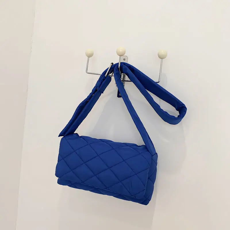 Small Pink Crossbody Purse Bag Nylon Women Shoulder Messenger