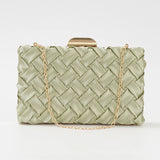 Green Handbag Evening Clutch Bag for Women Wedding Cross-strap Shoulder Bag