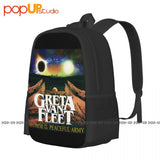 Greta Van Fleet Peaceful Army Tour Backpack Large Capacity Art Print Bag