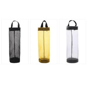 Grocery Bags Holder Wall Mount Storage Dispenser Plastic Kitchen Organizer