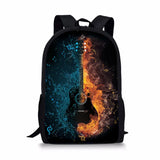 Teen Girls Guitar School Bag Primary Kids Backpack Satchel Schoolbags