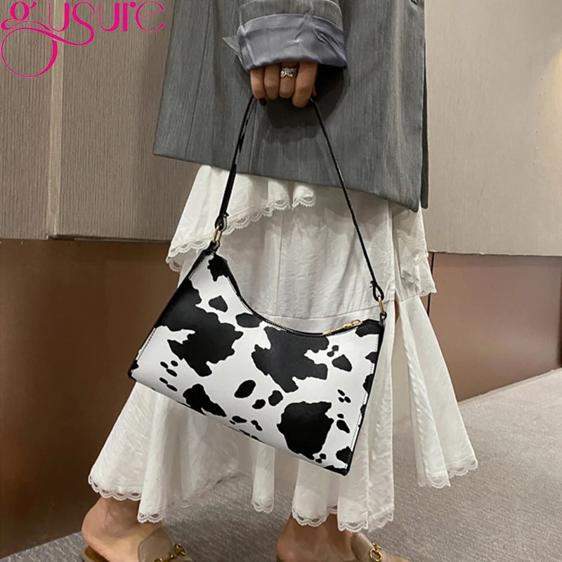 Leopard Pattern Shoulder Women Bag Hand Bag Personality Wild