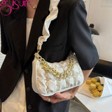 Quilted PU Leather Shoulder Bag for Women
