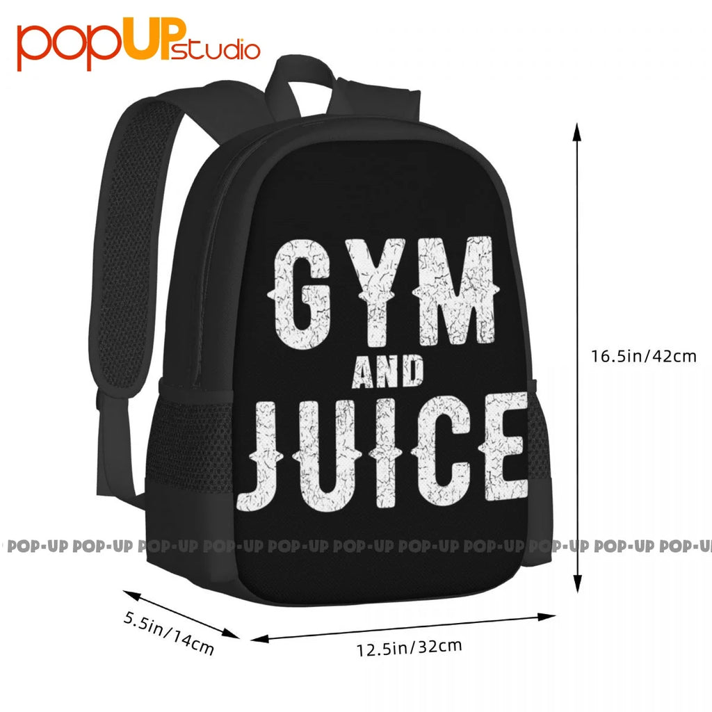 Gym And Juice Backpack Foldable Gym Tote Bag