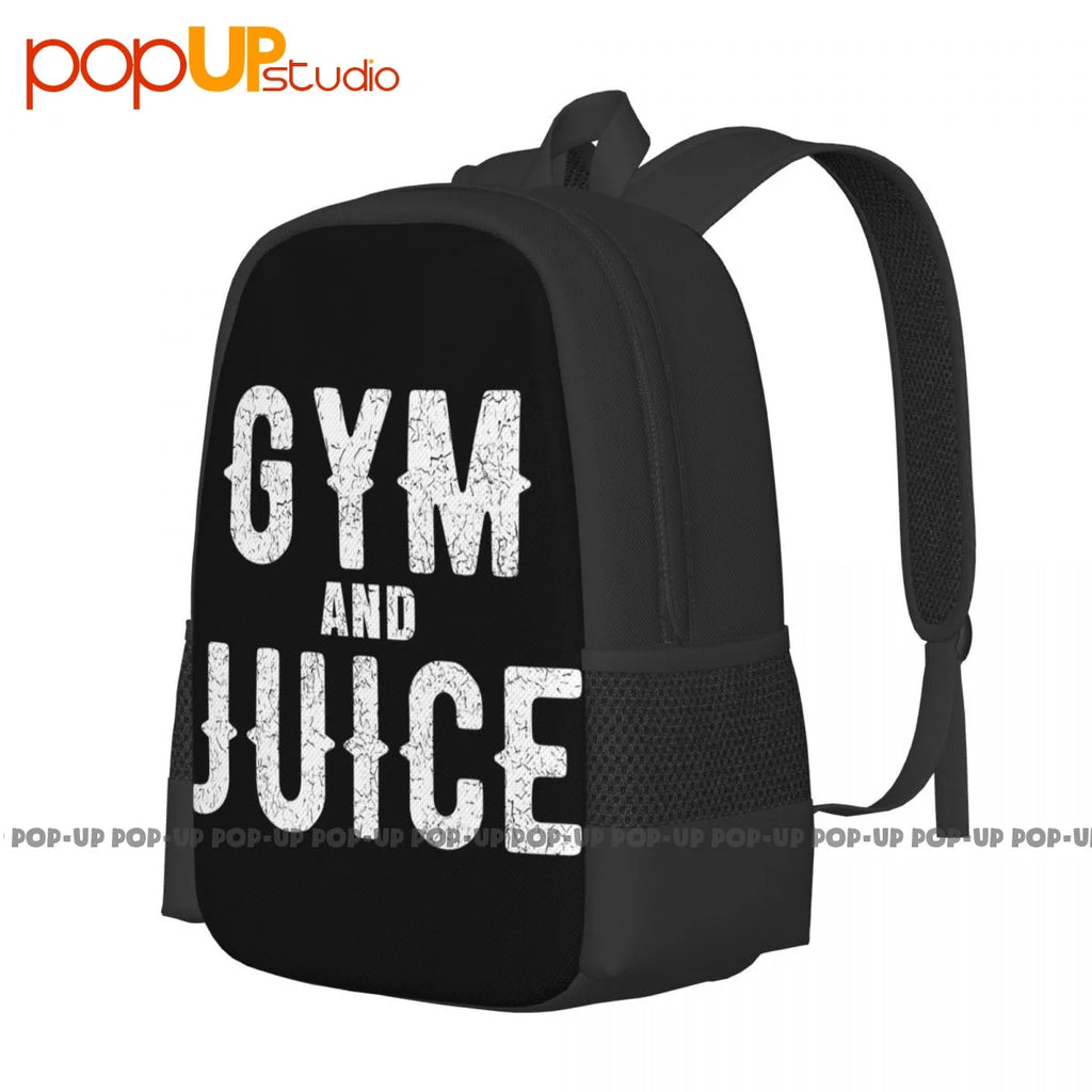 Gym And Juice Backpack Foldable Gym Tote Bag