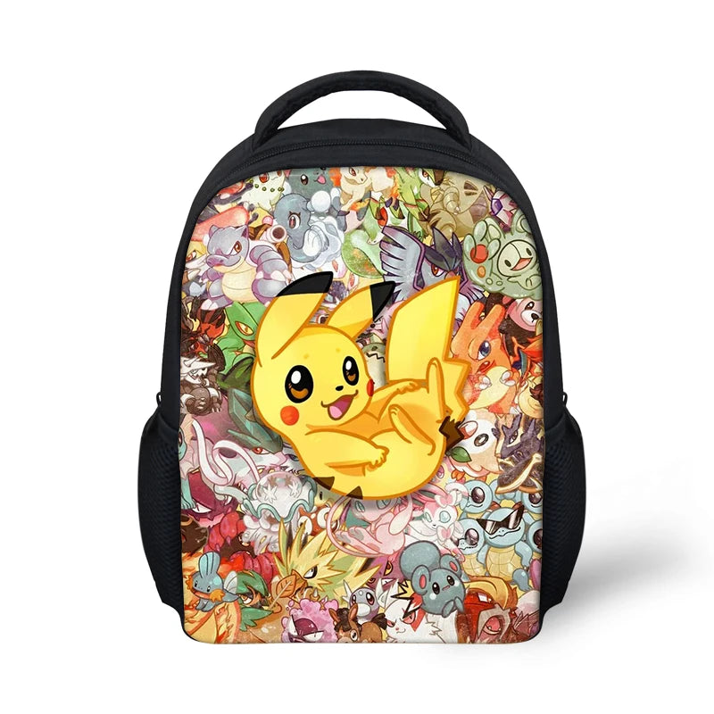 Cartoon Kindergarten Backpack Baokemeng-Anime Pattern Students School Bag
