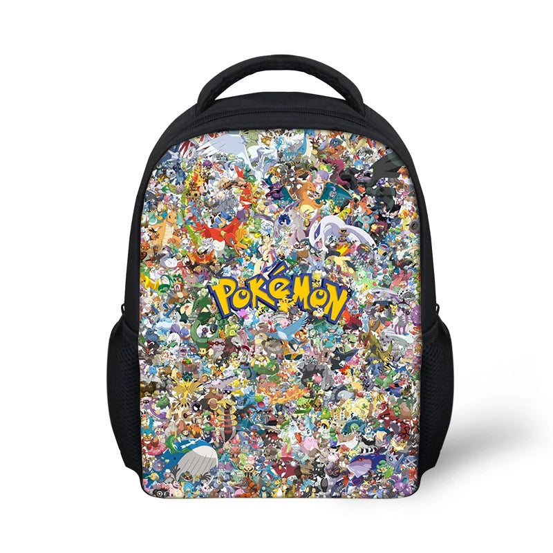 Cartoon Kindergarten Backpack Baokemeng-Anime Pattern Students School Bag