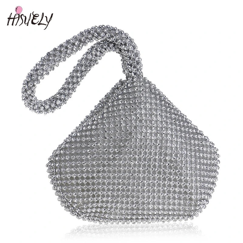 Soft Beaded Women Evening Bags Cover Open Style Lady Wedding Bridalmaid Handbags