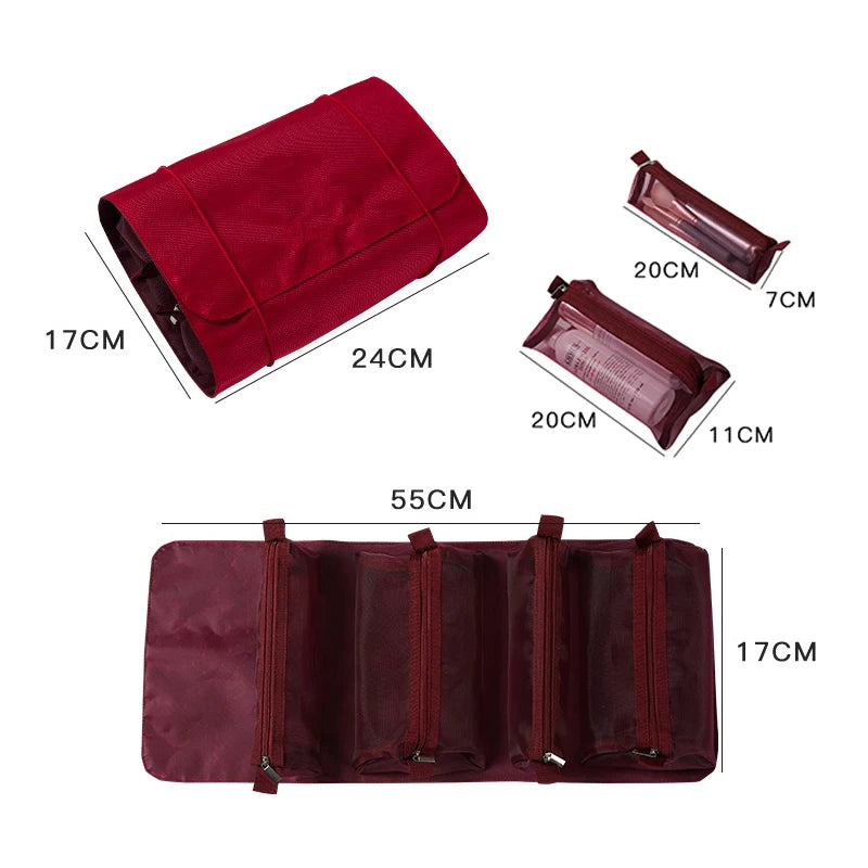 Makeup Brush Bag Travel Organizer Cosmetic Bag