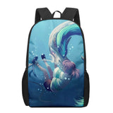 Anime Spirited Away Print Kids Backpack 16-inch School Bag Mochilas Satchel
