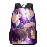 Detective Conan 3D Print School Bag Boys Girls Kindergarten Backpack