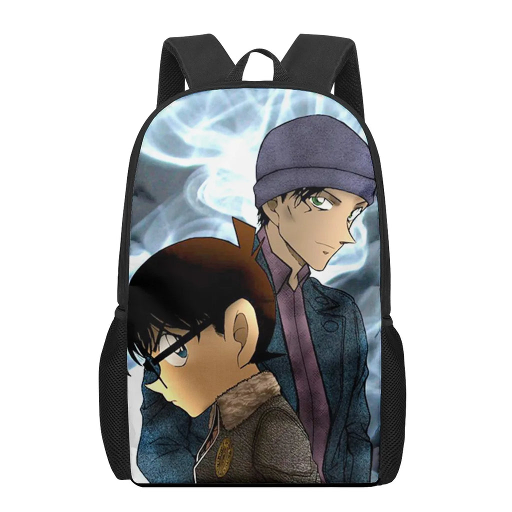 Detective Conan 3D Print School Bag Boys Girls Kindergarten Backpack