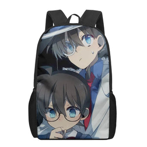 Detective Conan 3D Print School Bag Boys Girls Kindergarten Backpack