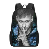 Neymar 3D Print School Backpacks Kids Bag Kindergarten