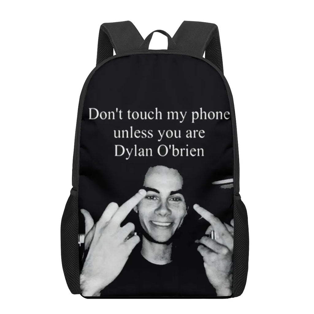 Teen Wolf 3D Print School Backpack for Boys Girls Teenager Kids Book Bag