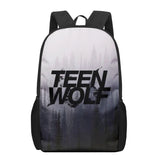 Teen Wolf 3D Print School Backpack for Boys Girls Teenager Kids Book Bag