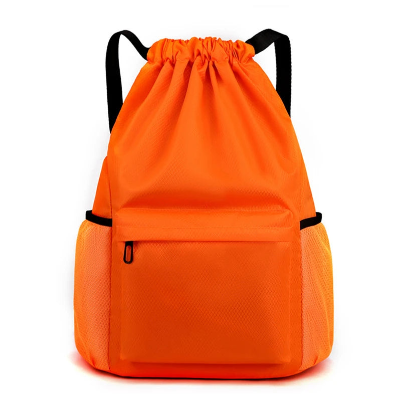 Drawstring Backpack School Gym Bag Casual Knapsack