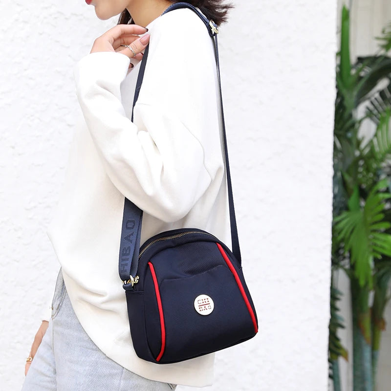 Small Crossbody Bag Women Mini Nylon Shoulder Messenger Bag Clutch Bolsas