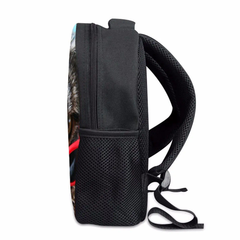 Cartoon Bear Printing Backpack Kids Mochila Infantil Children Knapsack