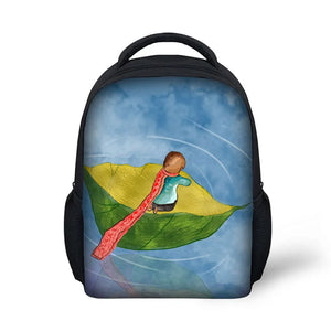 Cartoon Bear Printing Backpack Kids Mochila Infantil Children Knapsack