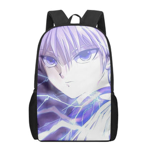 Hunter Hunter Killua Zoldyck 3D Print School Bags for Kids Backpack