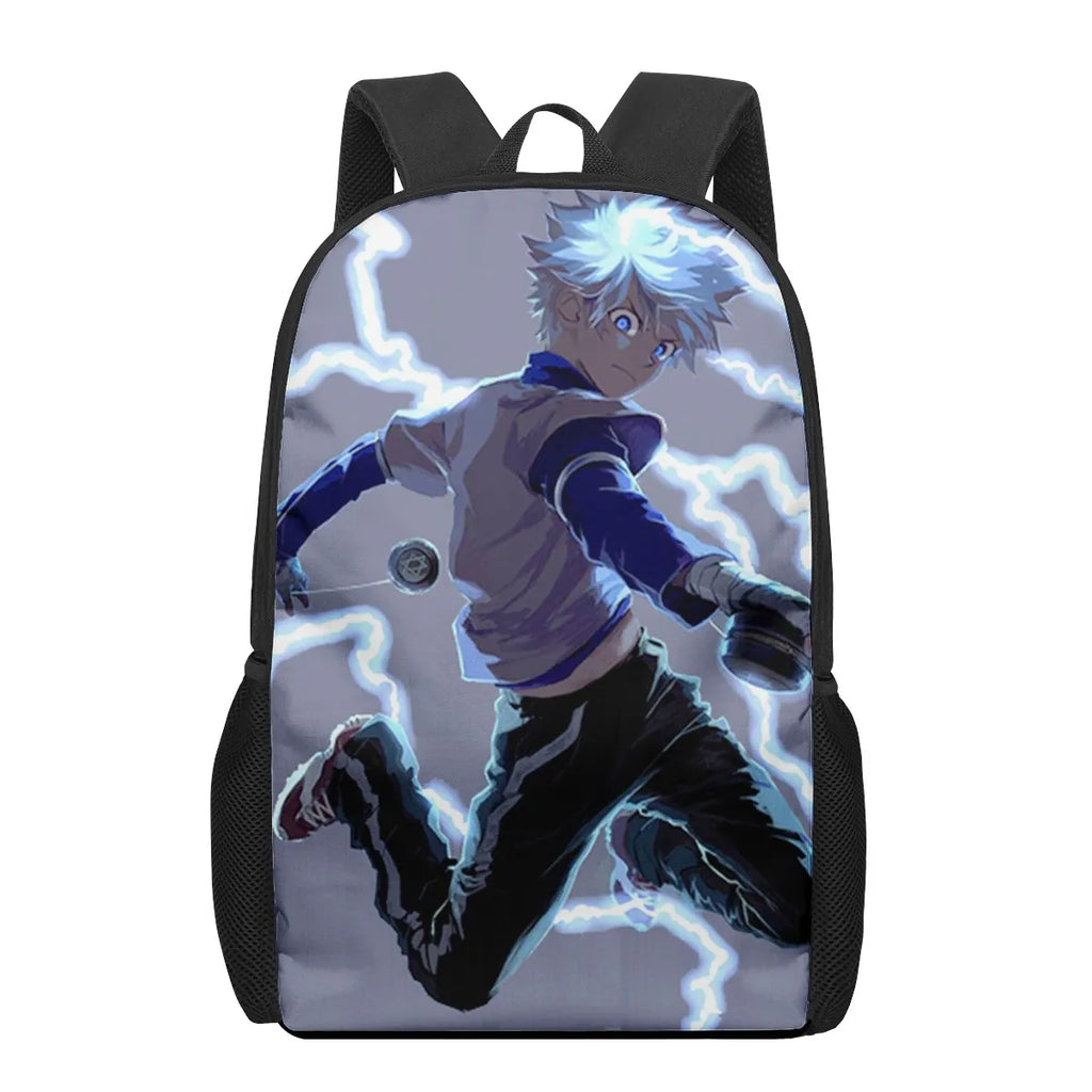 Hunter Hunter Killua Zoldyck 3D Print School Bags for Kids Backpack