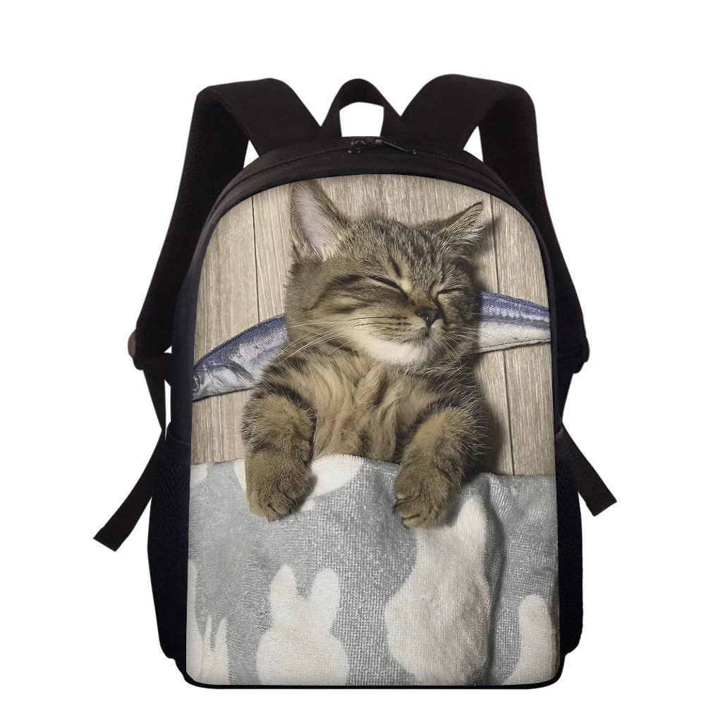 Girls School Backpack Animal Orthopedic Bag For School