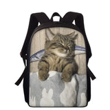 Girls School Backpack Animal Orthopedic Bag For School