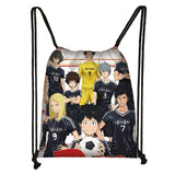 Haikyuu! Aoba Johsai Print Drawstring Bag Daypack Travel Bag Small Backpack