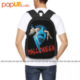 Halloween Michael Myers Figure Vhs Backpack Large Capacity
