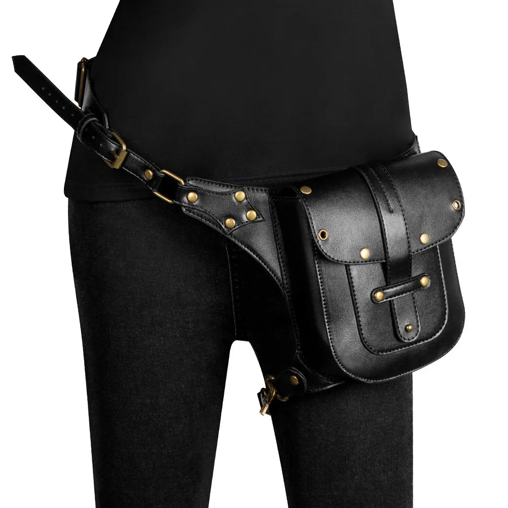 Halloween Messenger Bag Punk Tactical Waist Bag Fanny Pack