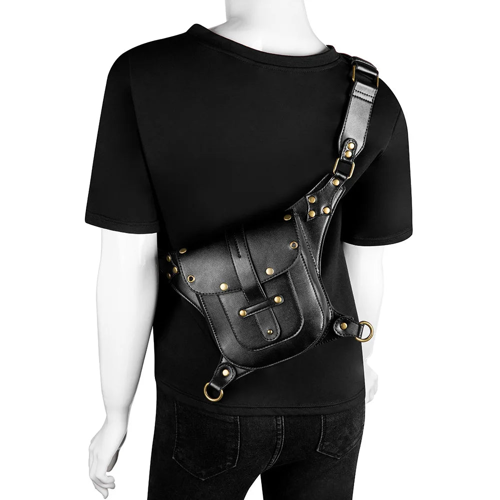 Halloween Messenger Bag Punk Tactical Waist Bag Fanny Pack
