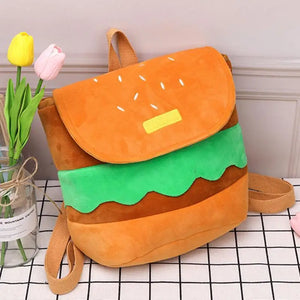 Canvas Backpack Drawstring Shoulder Student School Bag