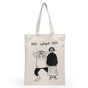 Cartoon Messenger Bag Reusable Shopping Hot Canvas Women Bags