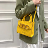 Quilted Hand Bag Women Shoulder Purse PU Leather Crossbody Bag