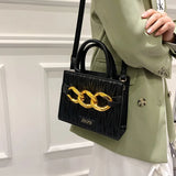 Quilted Hand Bag Women Shoulder Purse PU Leather Crossbody Bag