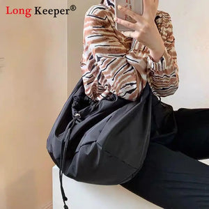 Large Capacity Nylon Gym Tote Bag Travel Crossbody Bags
