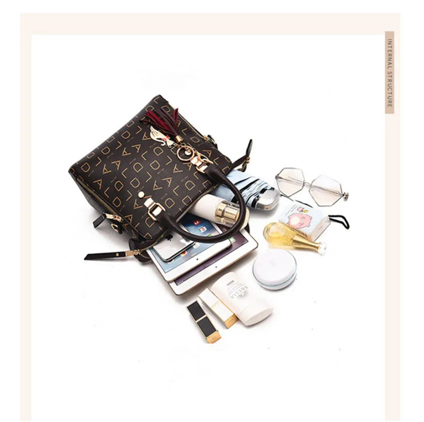 Leather Tote Bag for Women Ladies Handbag