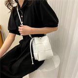 Soft Leather Bucket Bag Shoulder Bag Crossbody Bag for Women