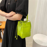 Soft Leather Bucket Bag Shoulder Bag Crossbody Bag for Women