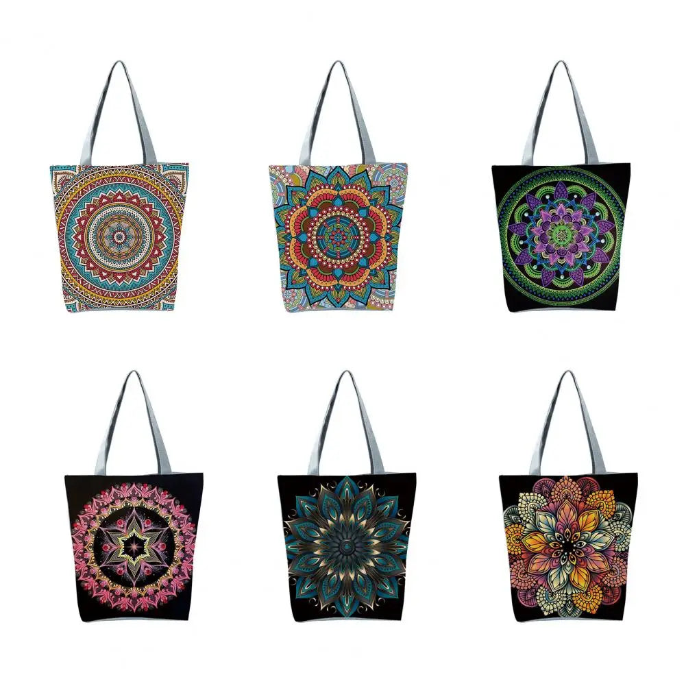 Bohemia Ethnic Print Large Capacity Shoulder Bag