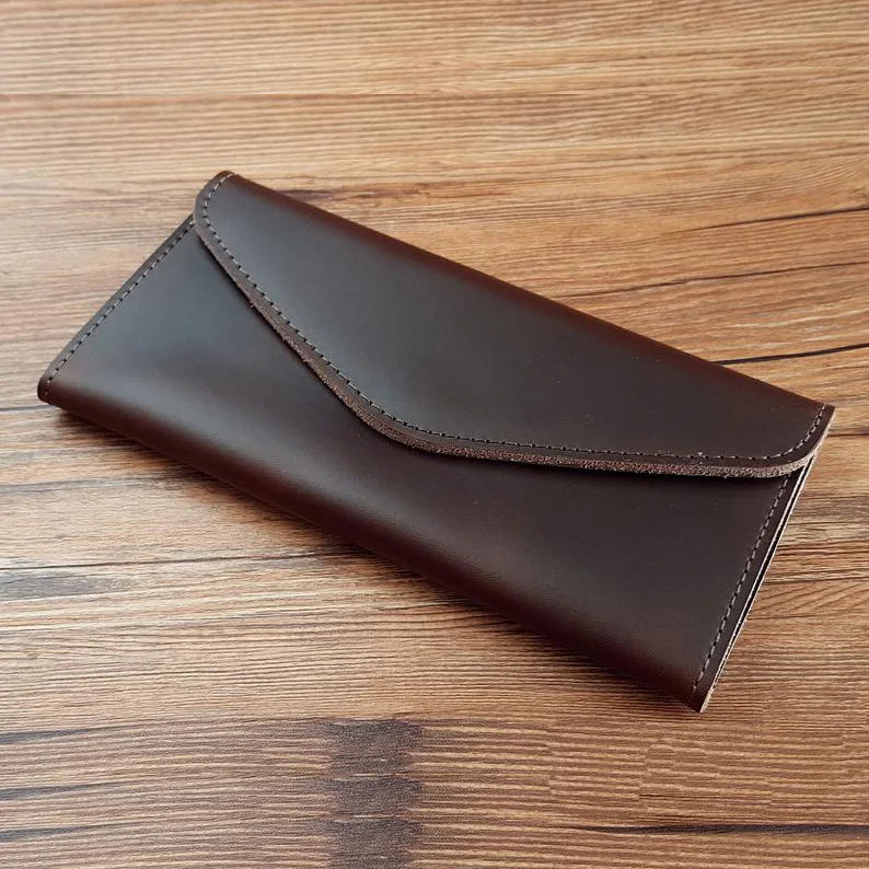 Smartphone Clutch Wallet Vintage Leather Women's Wallet
