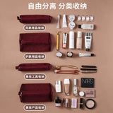 Portable 4-in-1 Hanging Cosmetic Bag Travel Wash Bag