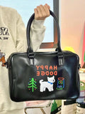 Cartoon Waterproof Shoulder Bag Large Capacity Tote Bag