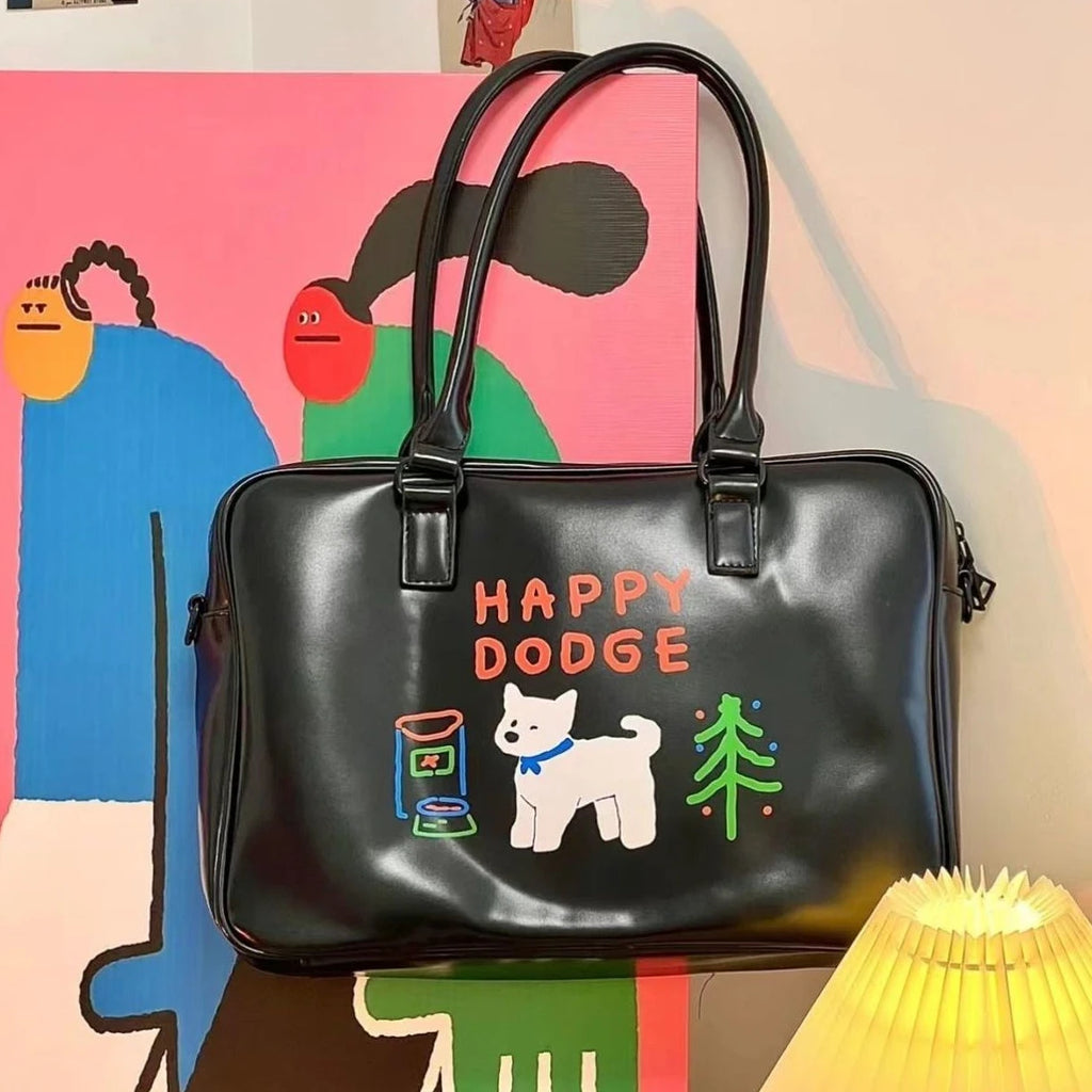 Cartoon Waterproof Shoulder Bag Large Capacity Tote Bag