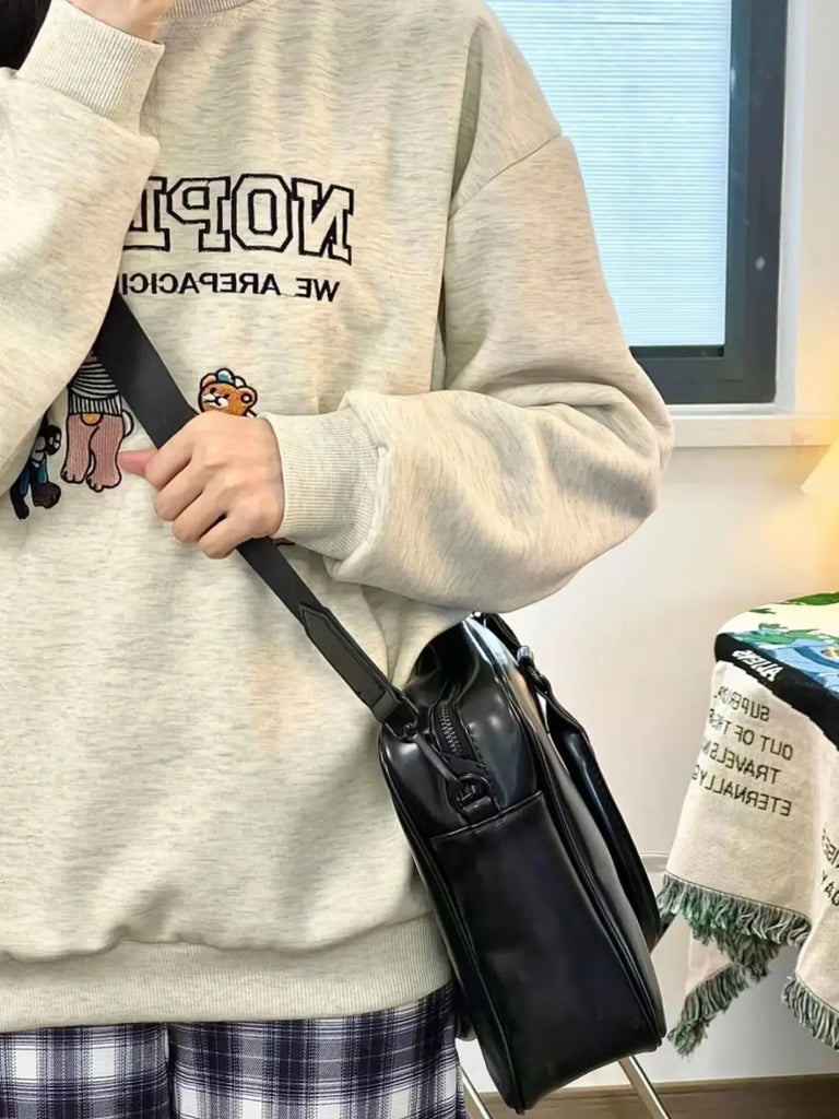 Cartoon Waterproof Shoulder Bag Large Capacity Tote Bag