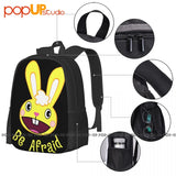 Happy Tree Cuddle Be Afraid Backpack Large Capacity Foldable Sports Style